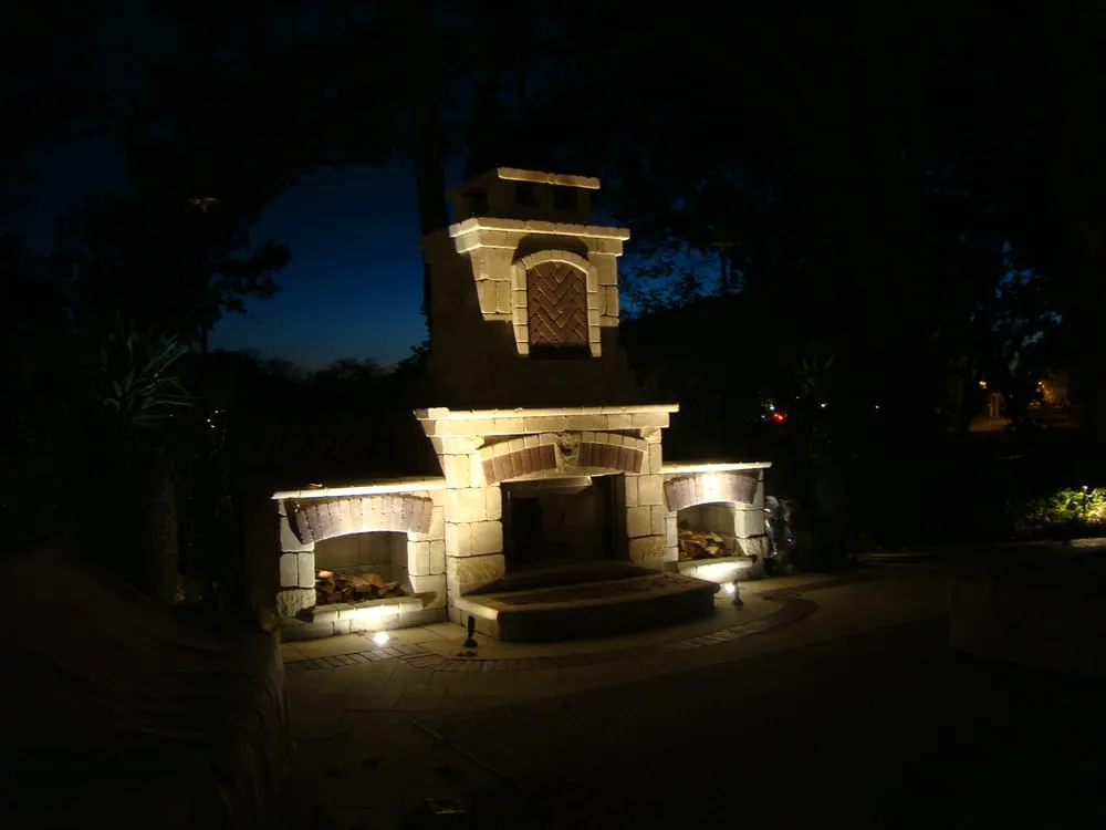 Slide of Lighthouse Landscape Lighting of Omaha