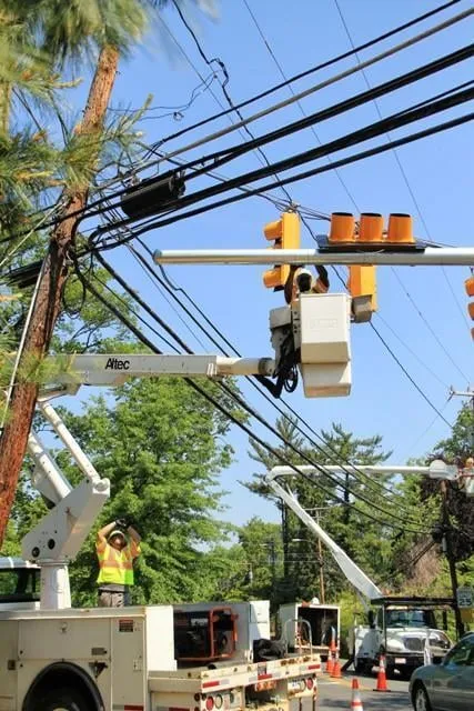 Emergency wiring installation in Linthicum Heights, MD by Lighting Maintenance, Inc
