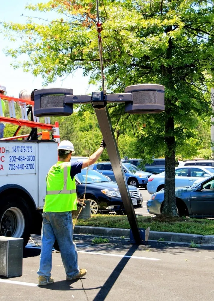 Emergency electrician providing circuit breaker repair in Linthicum Heights, MD - Lighting Maintenance, Inc