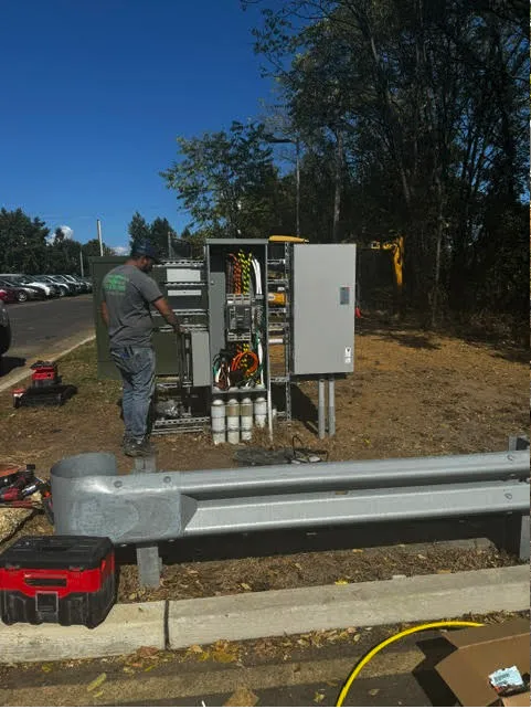 Slide of Lighting Mechanical & Electric services