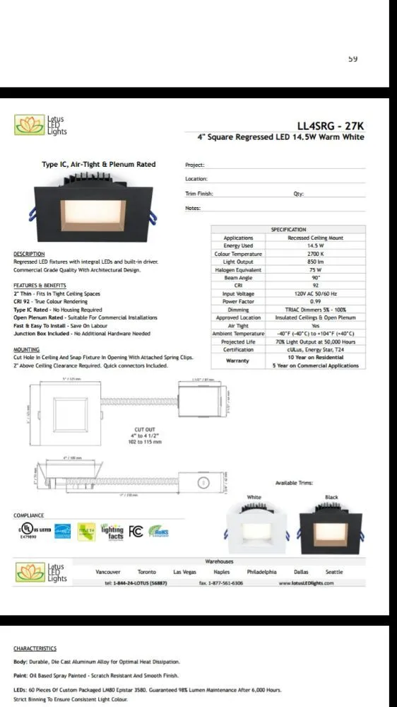 Slide of Lighting Technologies