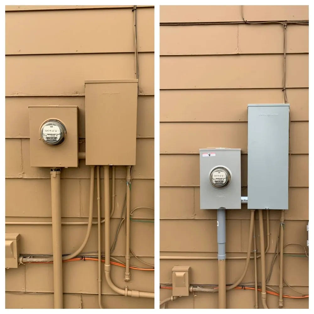 Licensed electrical service for homes in lighting installation, by