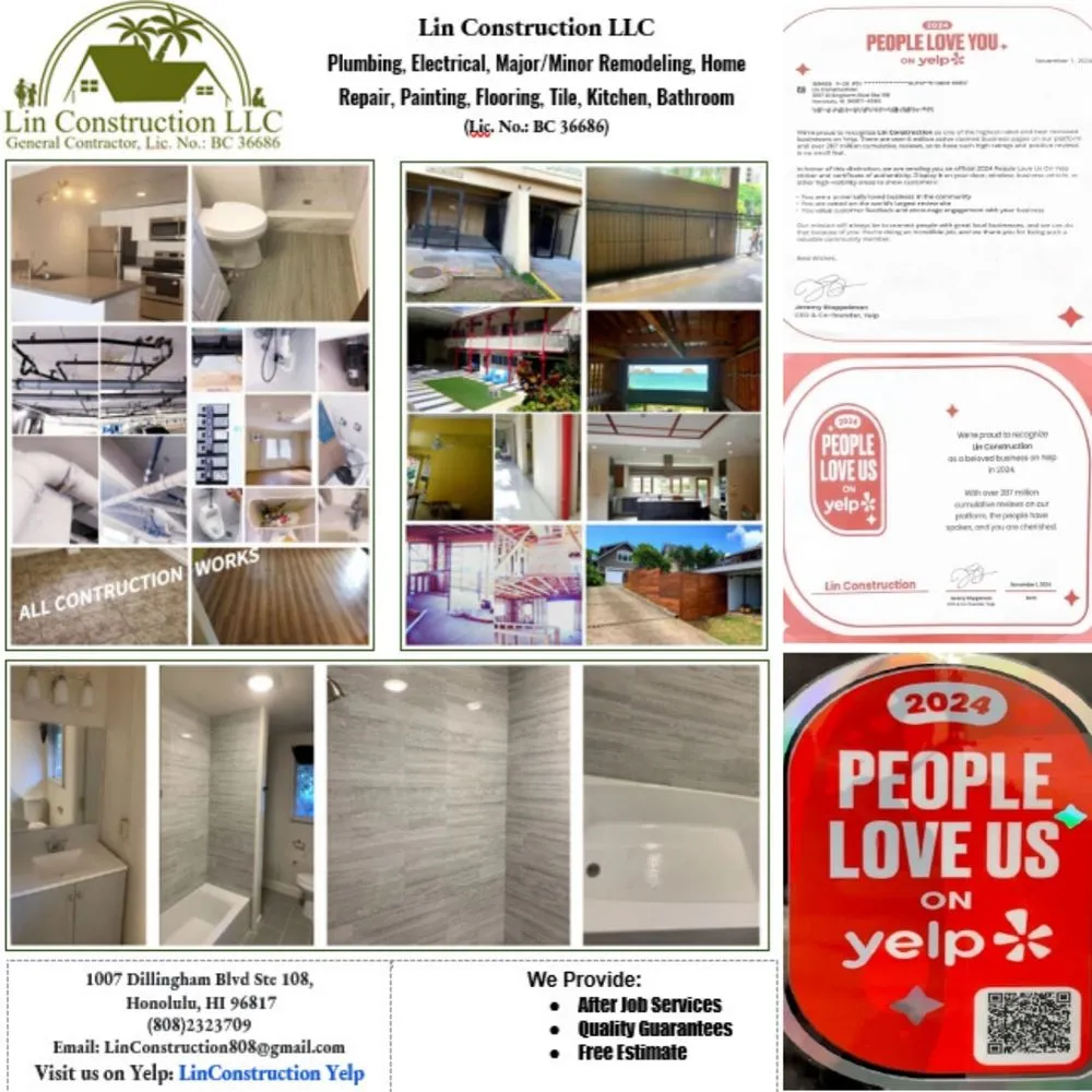 Slide of Lin Construction