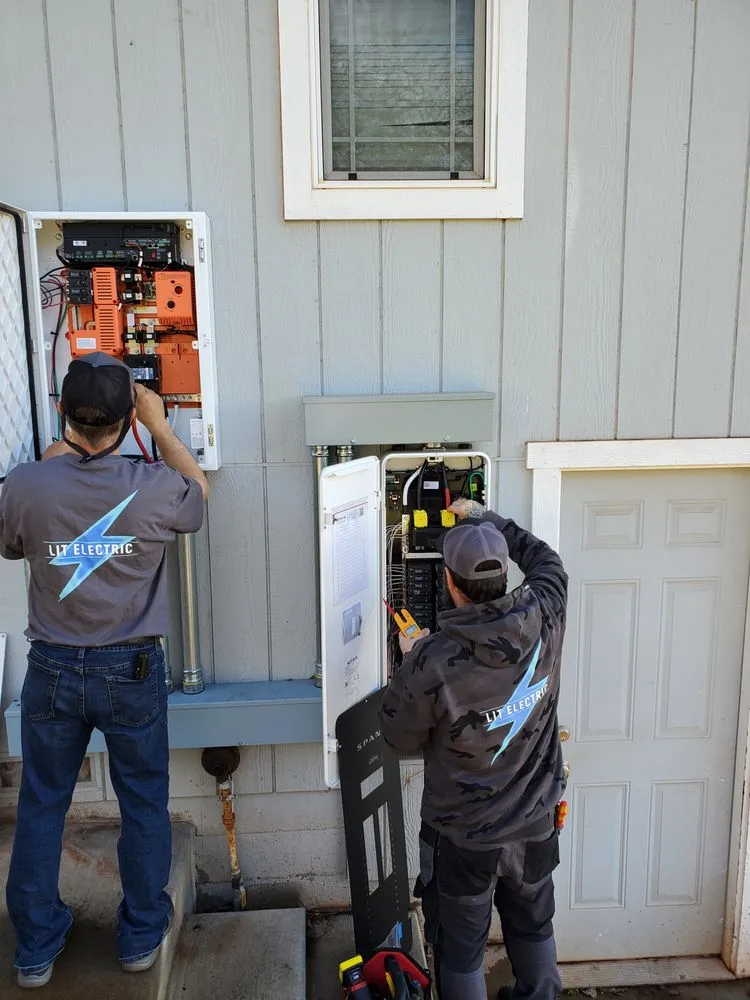 Slide of Lit Electric