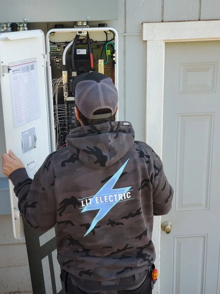 Slide of Lit Electric