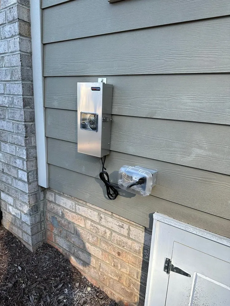 Professional electrician providing emergency electrical service in , 