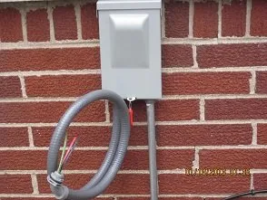 Emergency electrical service for homes in wiring installation,  by 