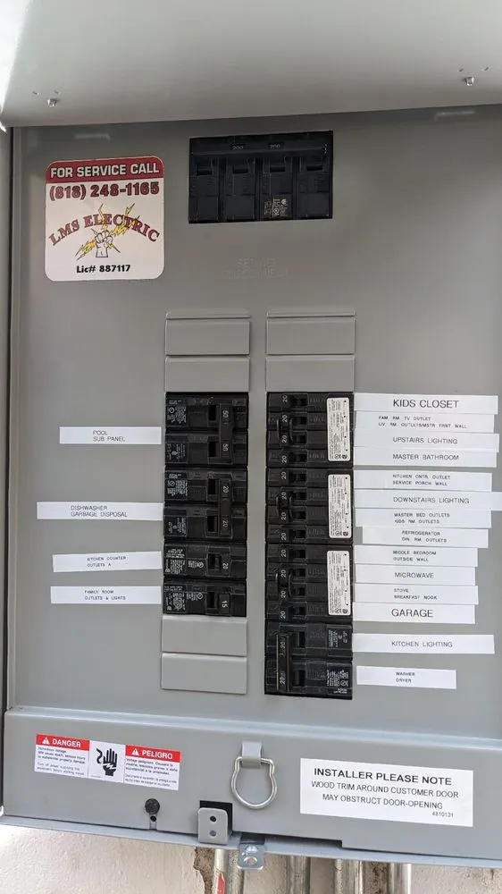 Emergency electrician providing lighting installation in Montrose, CA - LMS Electric