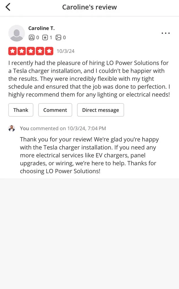 Slide of LO Power Solutions