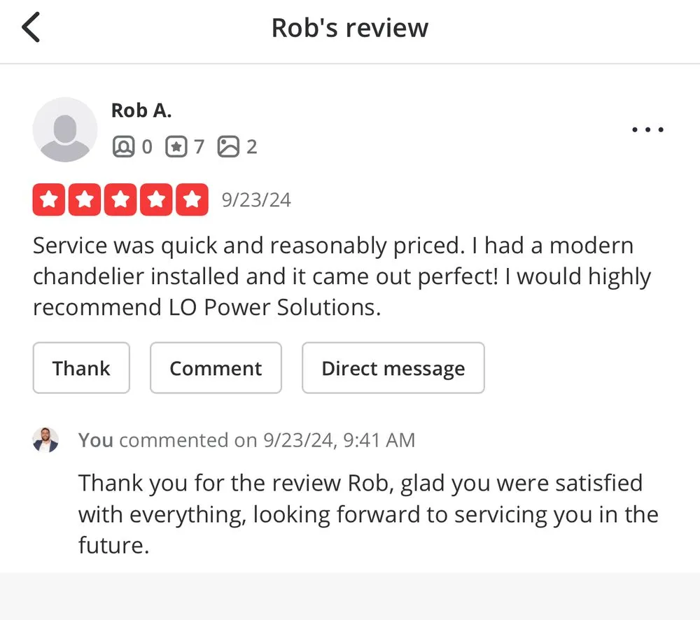 Slide of LO Power Solutions