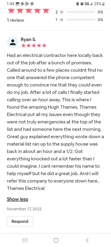 Slide of Load Electrical