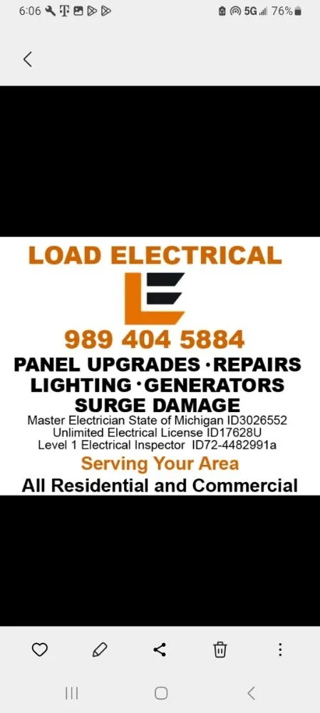 Reliable outlet and switch repair in lexington, MI by Load Electrical