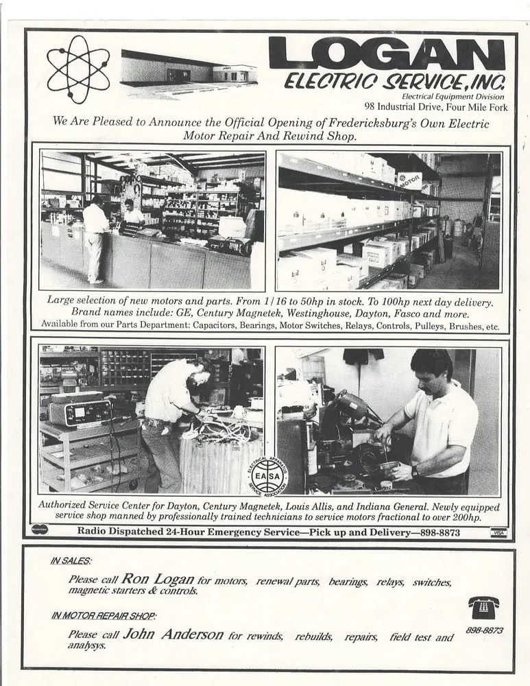 Slide of Logan Electric Service