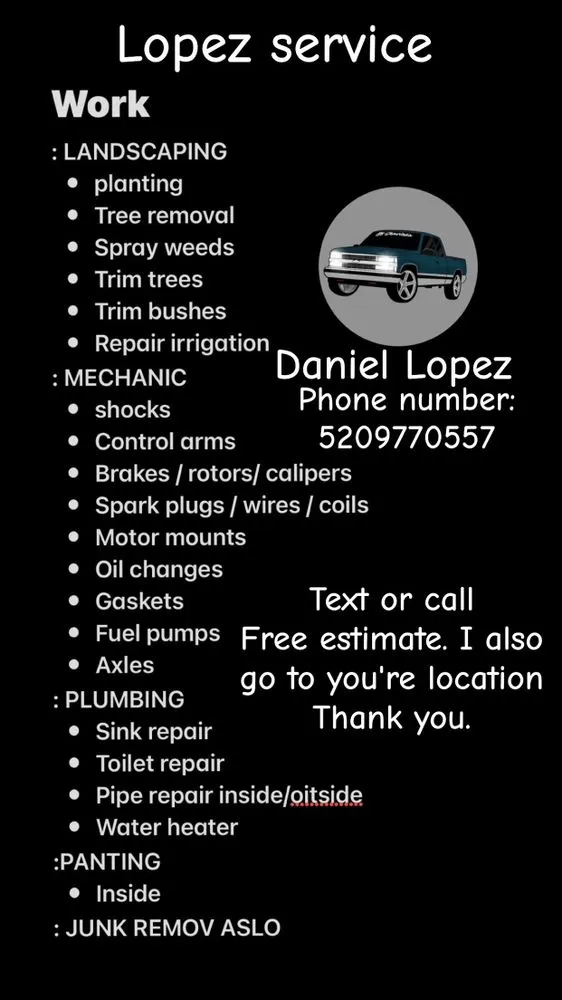 Slide of Lopez Services