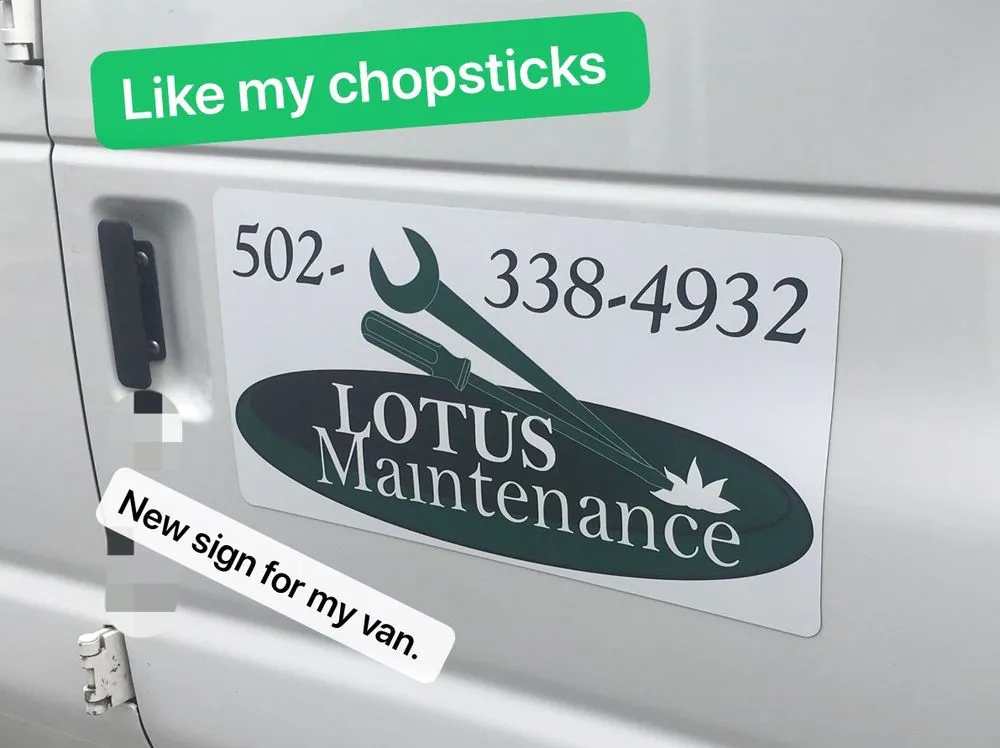 Slide of Lotus Maintenance