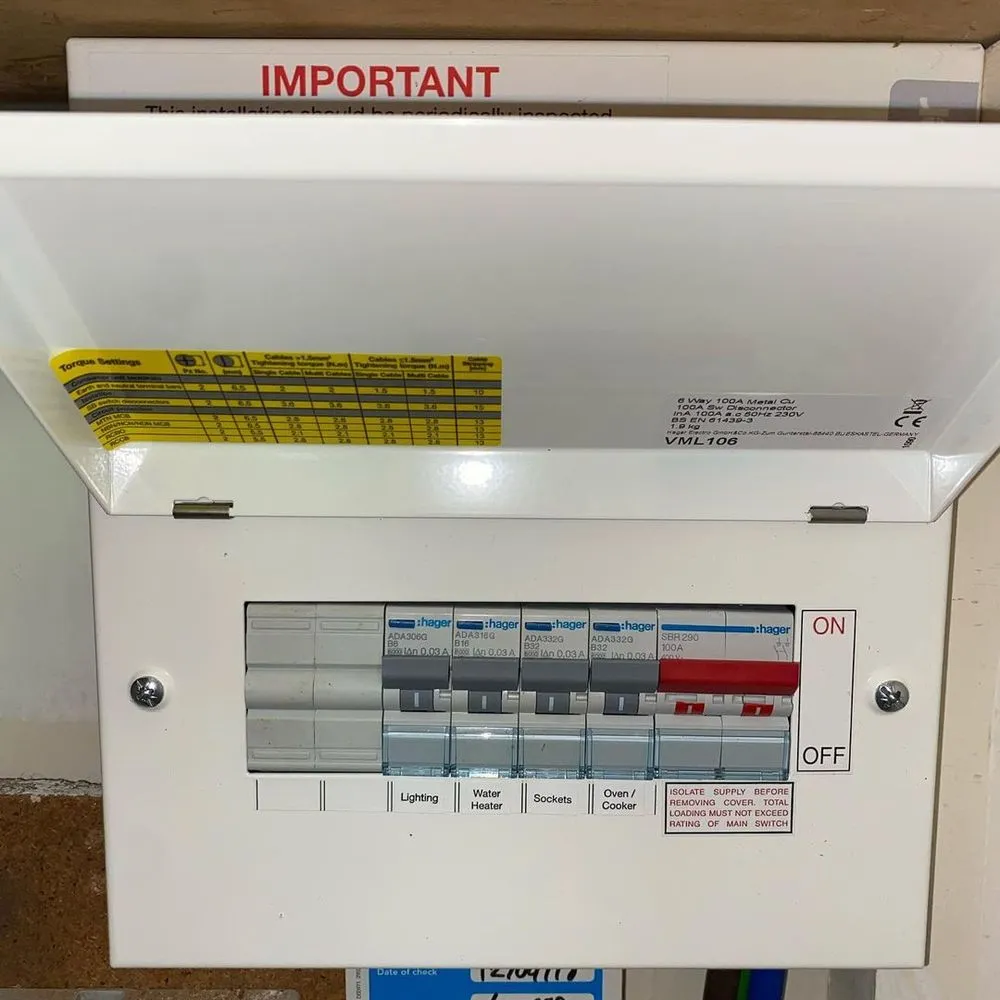 Slide of Lower Roxbury Electrical