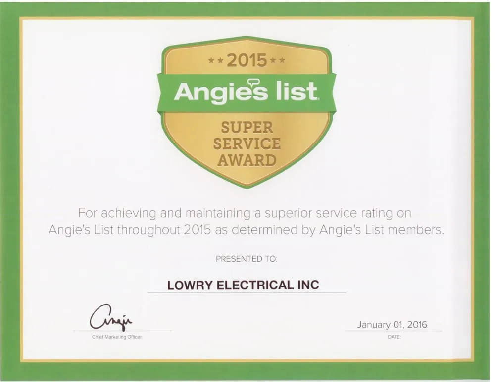 Slide of Lowry Electrical