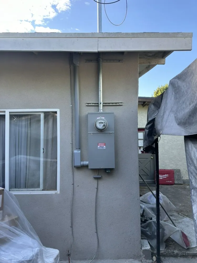 Professional electrical service for homes in panel upgrade, by