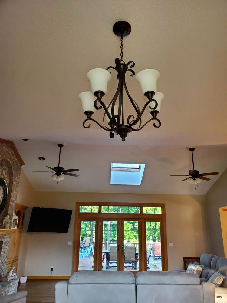 Expert electrician providing lighting installation in ,