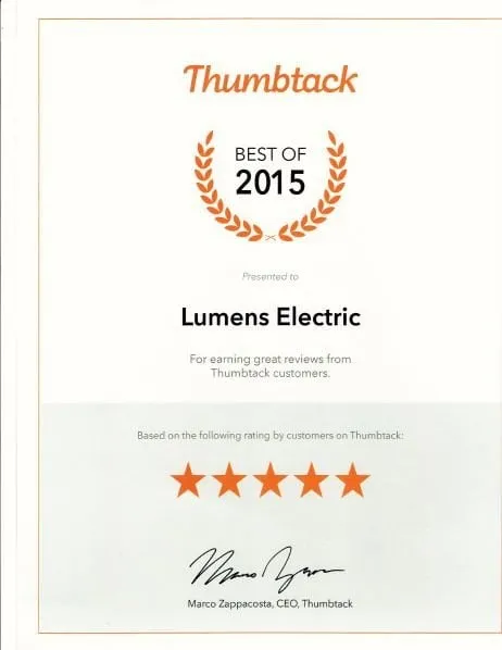 Slide of Lumens Electric
