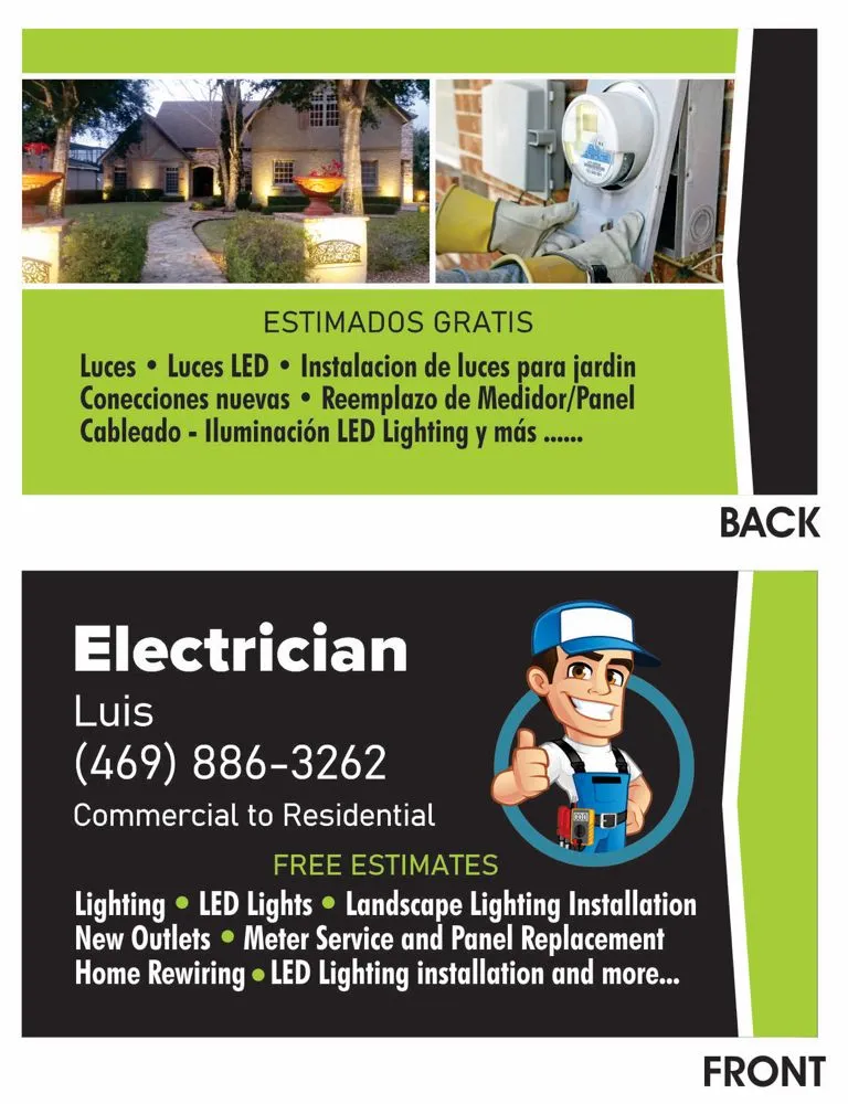 Slide of Luna electrician