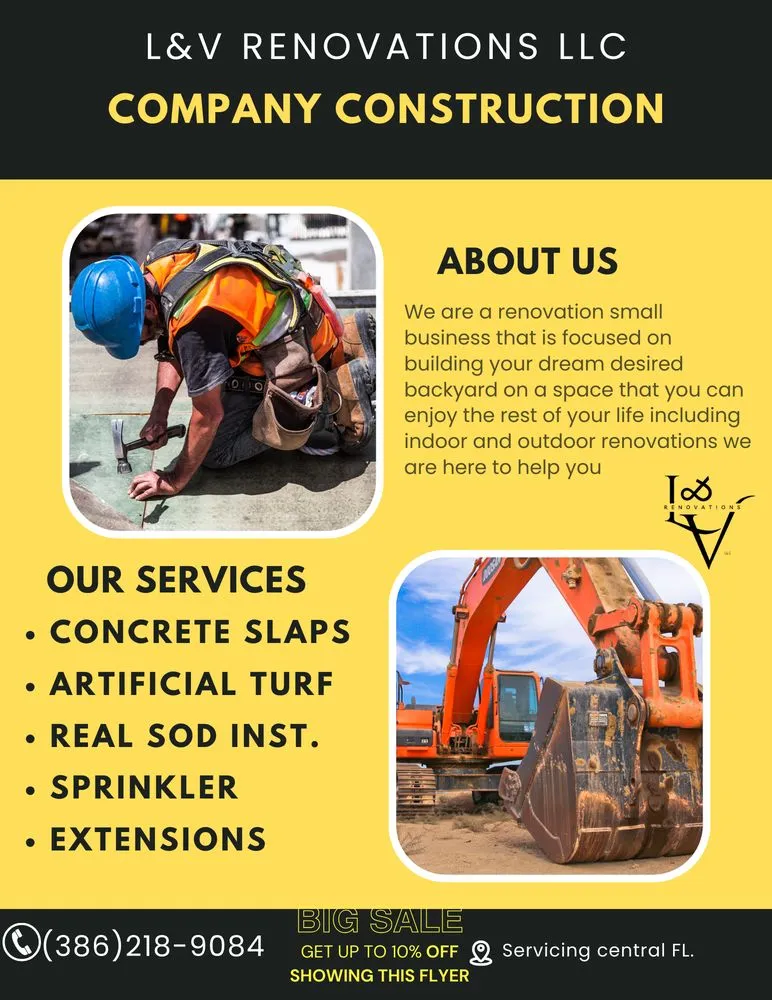 Slide of L&V Renovation’s