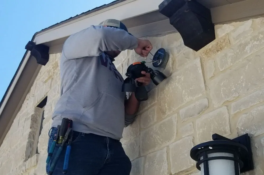 Professional electrician providing lighting installation in Austin, TX - Lykos Electrical, Heating & Air Conditioning