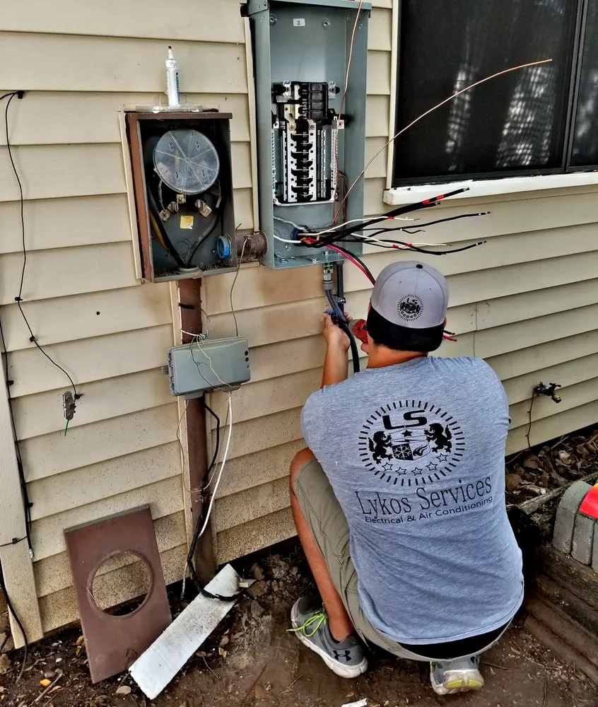 Slide of Lykos Electrical, Heating & Air Conditioning