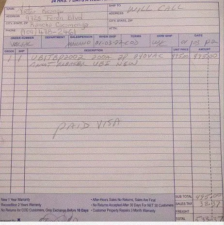 Slide of M & M Circuit Breakers