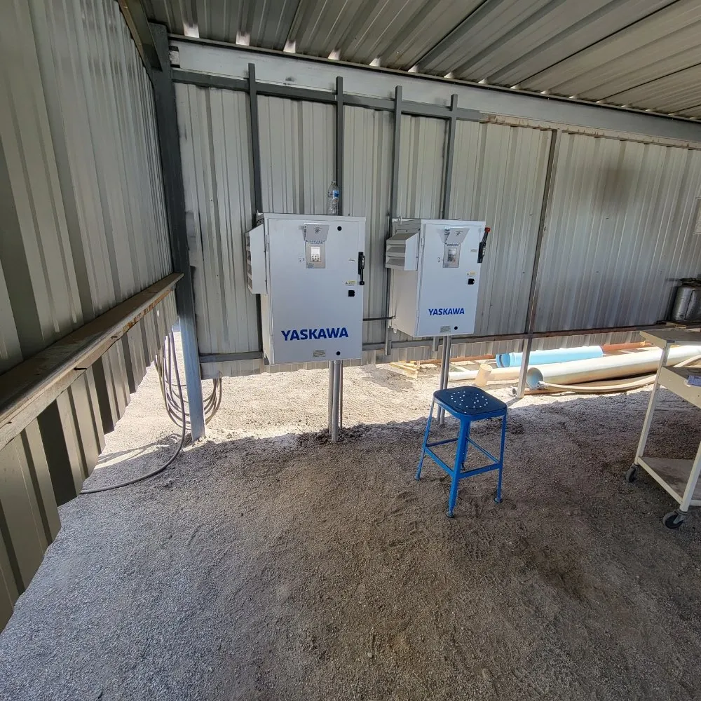 Slide of M E Beggs Pump and Electric