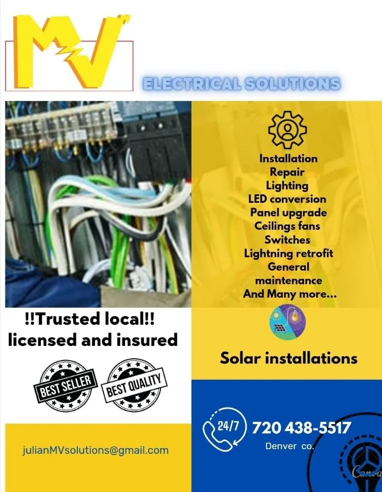 Slide of M V Electrical Solutions