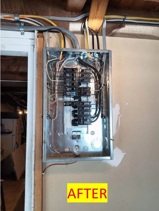 Emergency electrical service for homes in lighting installation,  by 
