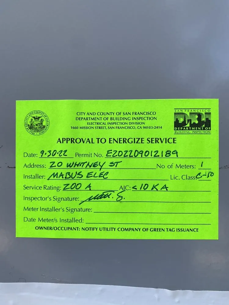 Slide of Mabus Electric