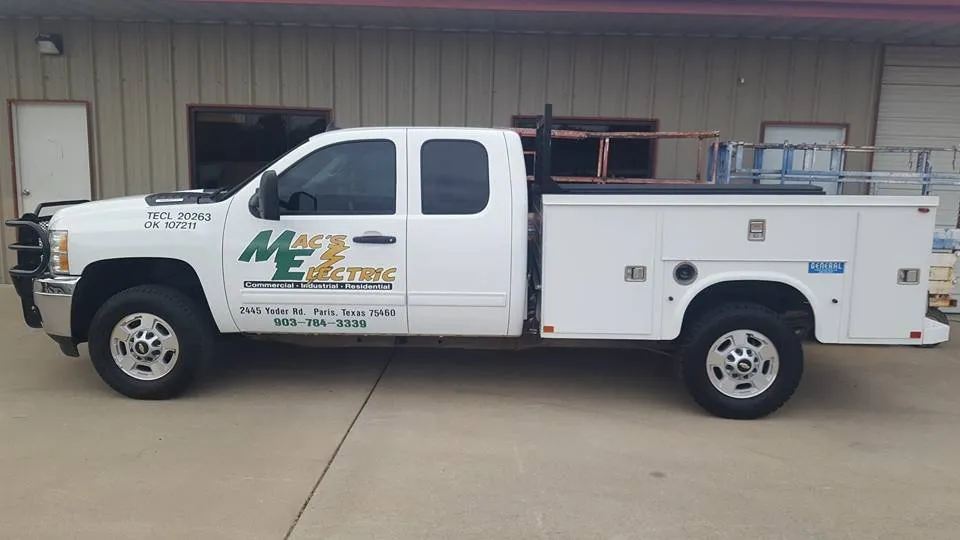 Slide of Mac's Electric