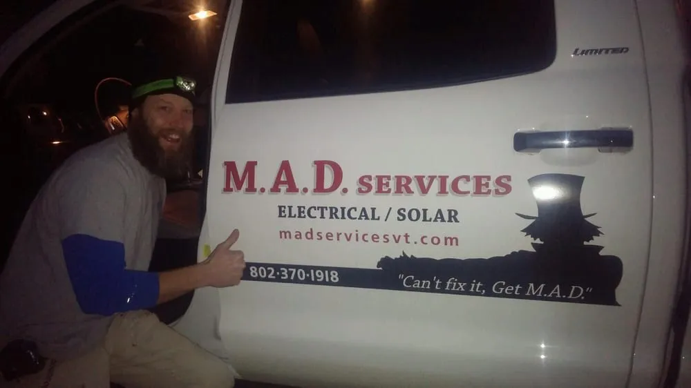 Slide of M.A.D. Services