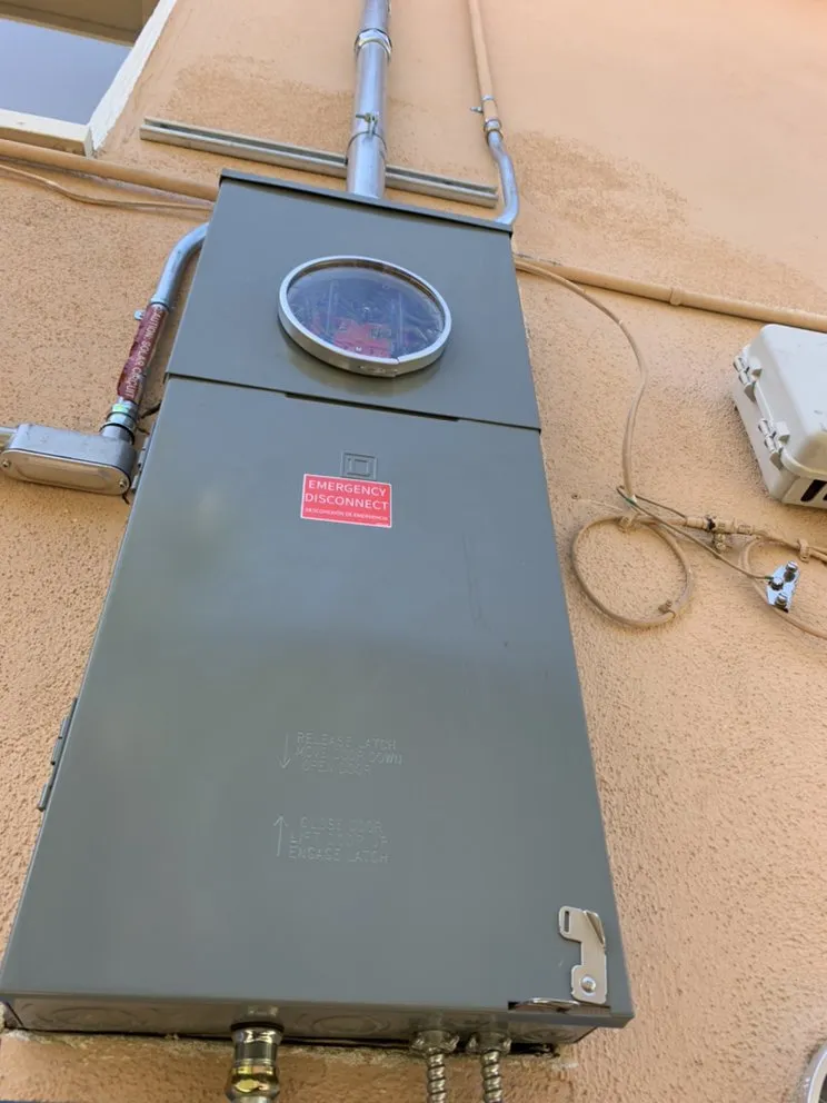 Certified electrician providing panel upgrade in ,