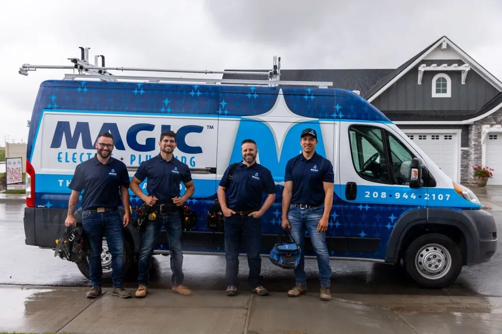 Slide of Magic Electric Plumbing Heating Air