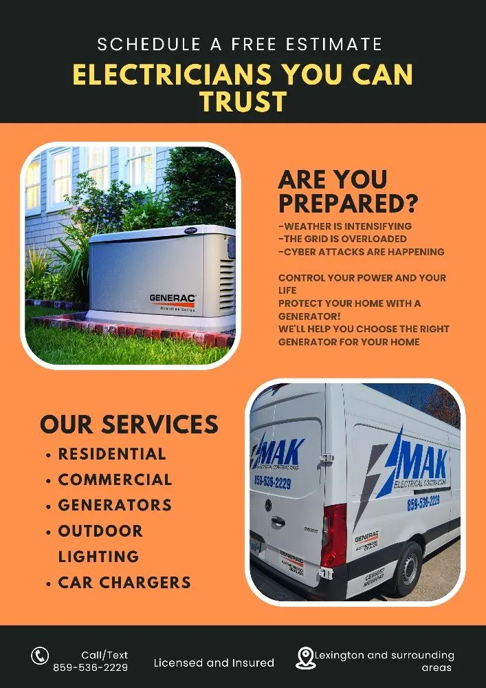 Slide of MAK Electrical Contracting