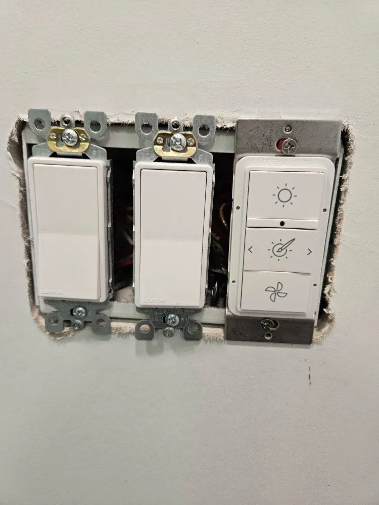 Licensed electrician providing wiring installation in , 