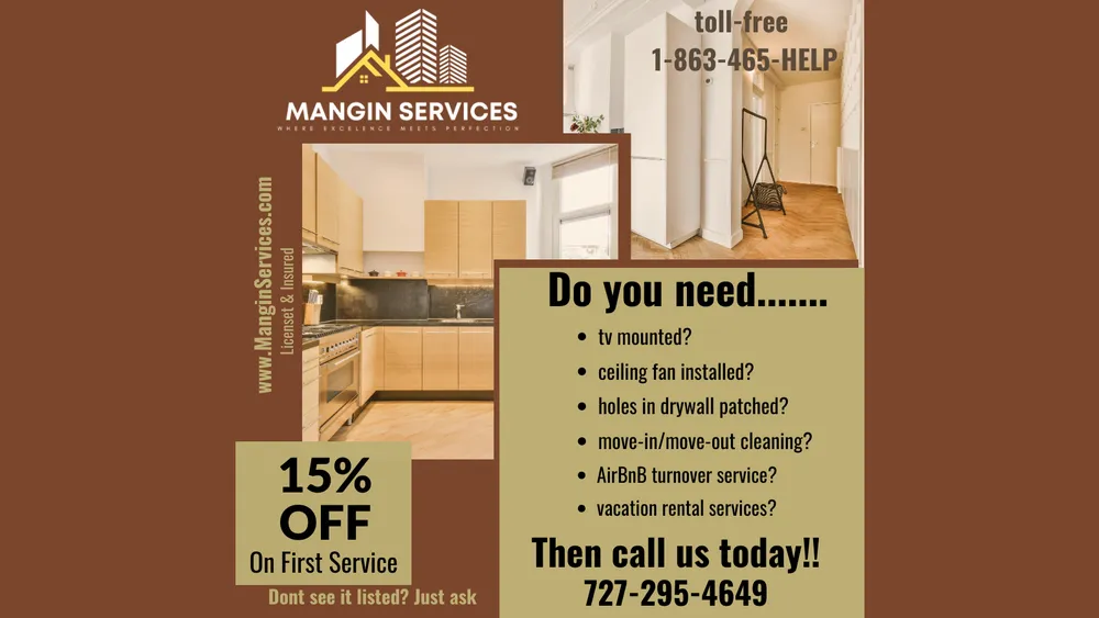 Slide of Mangin Services