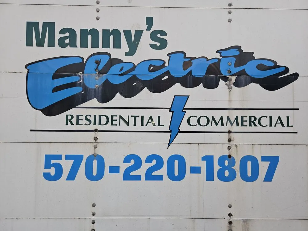 Slide of Manny's Electric