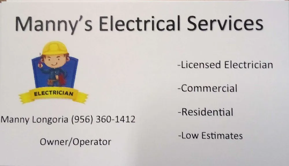 Slide of Manny's Electrical Services