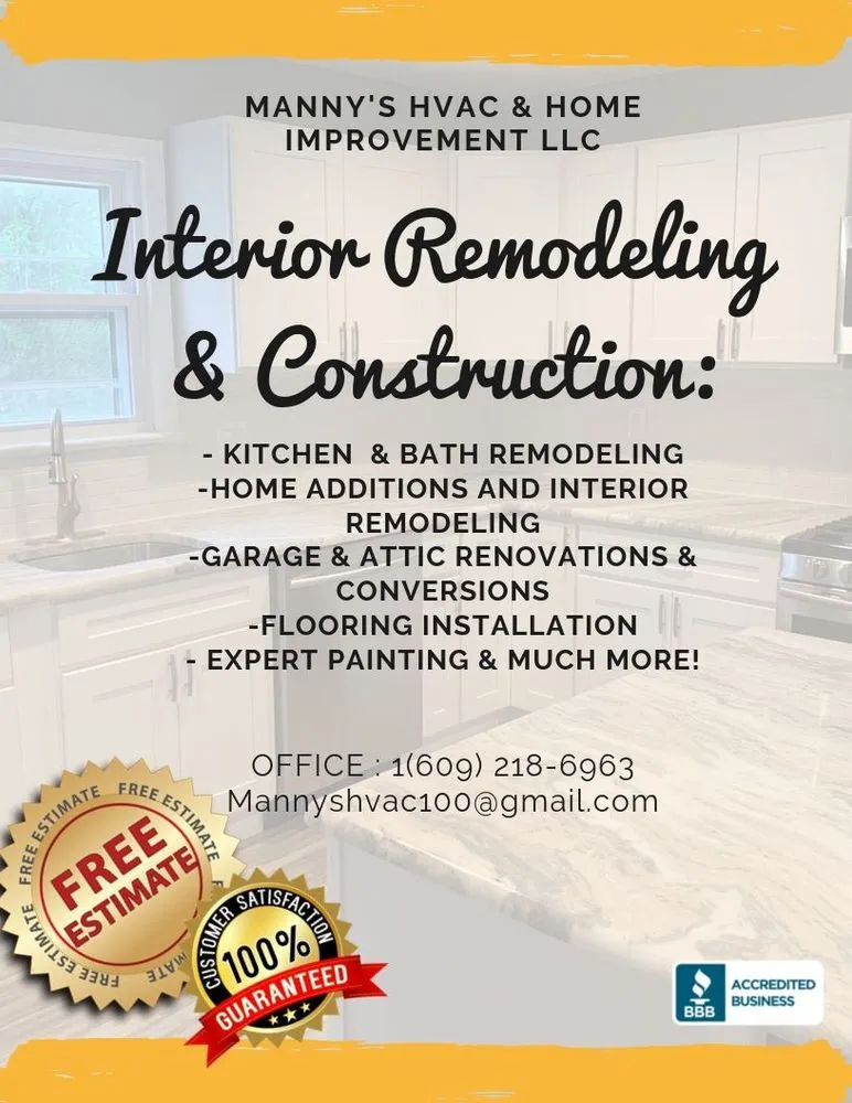 Slide of Manny’s HVAC Home Improvement