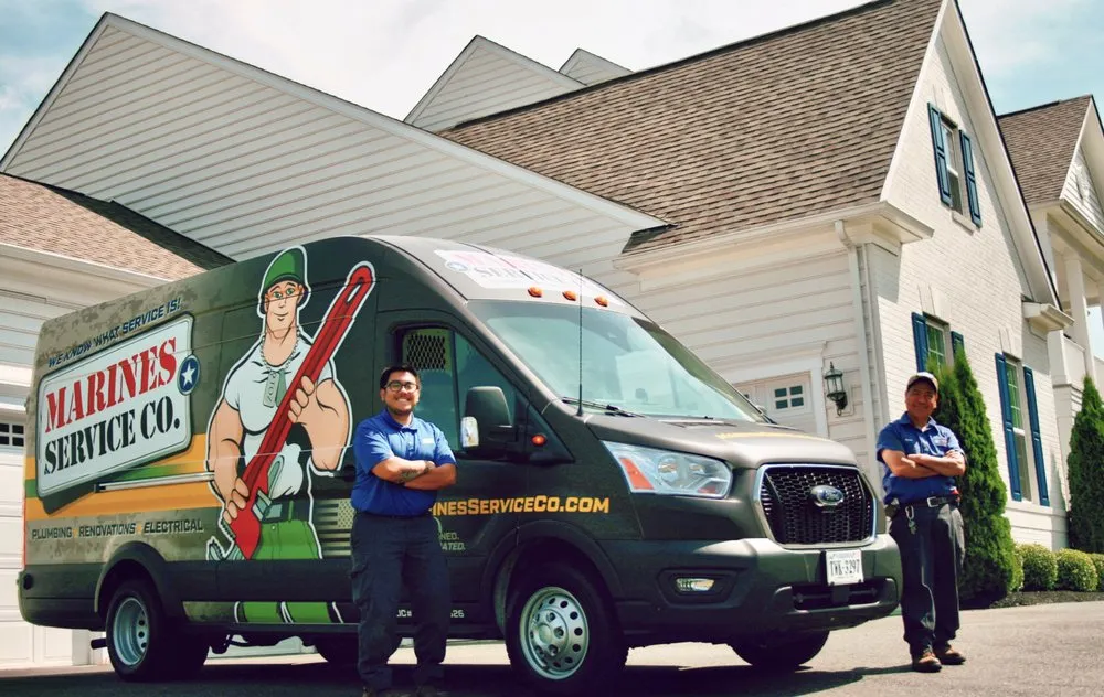 Slide of Marines Service Co.