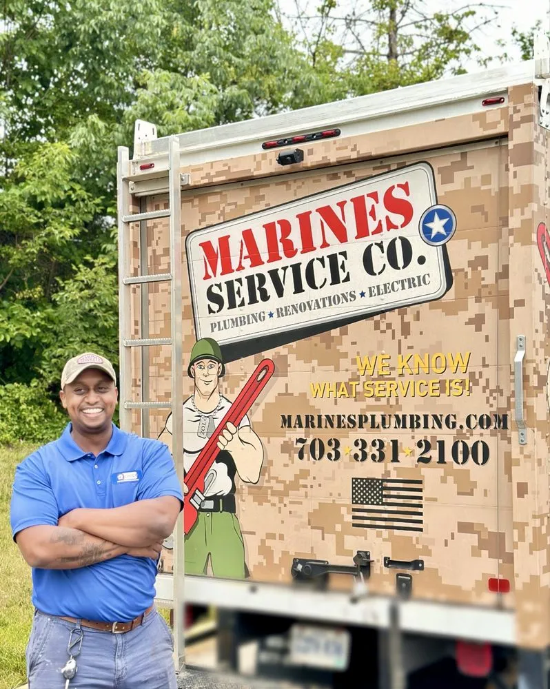 Slide of Marines Service Co.