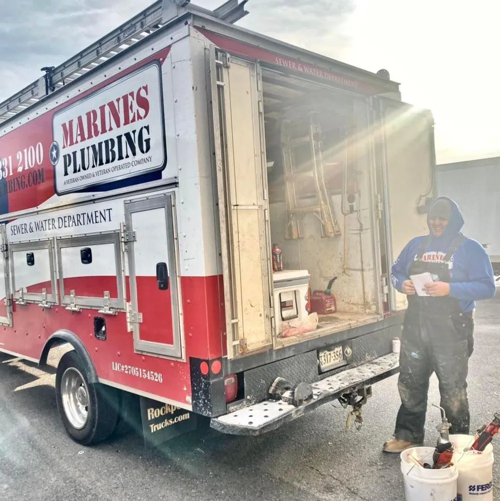 Slide of Marines Service