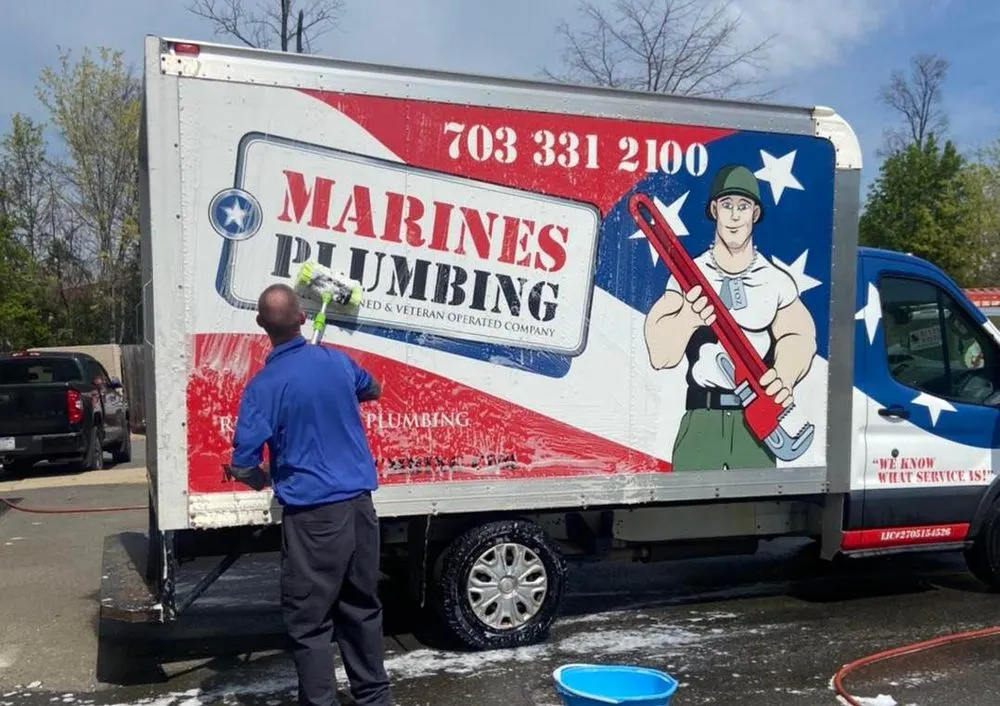 Slide of Marines Service