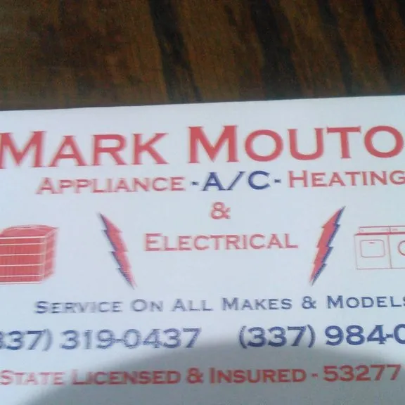 Slide of Mark Mouton's Appliance, A/C & Heating