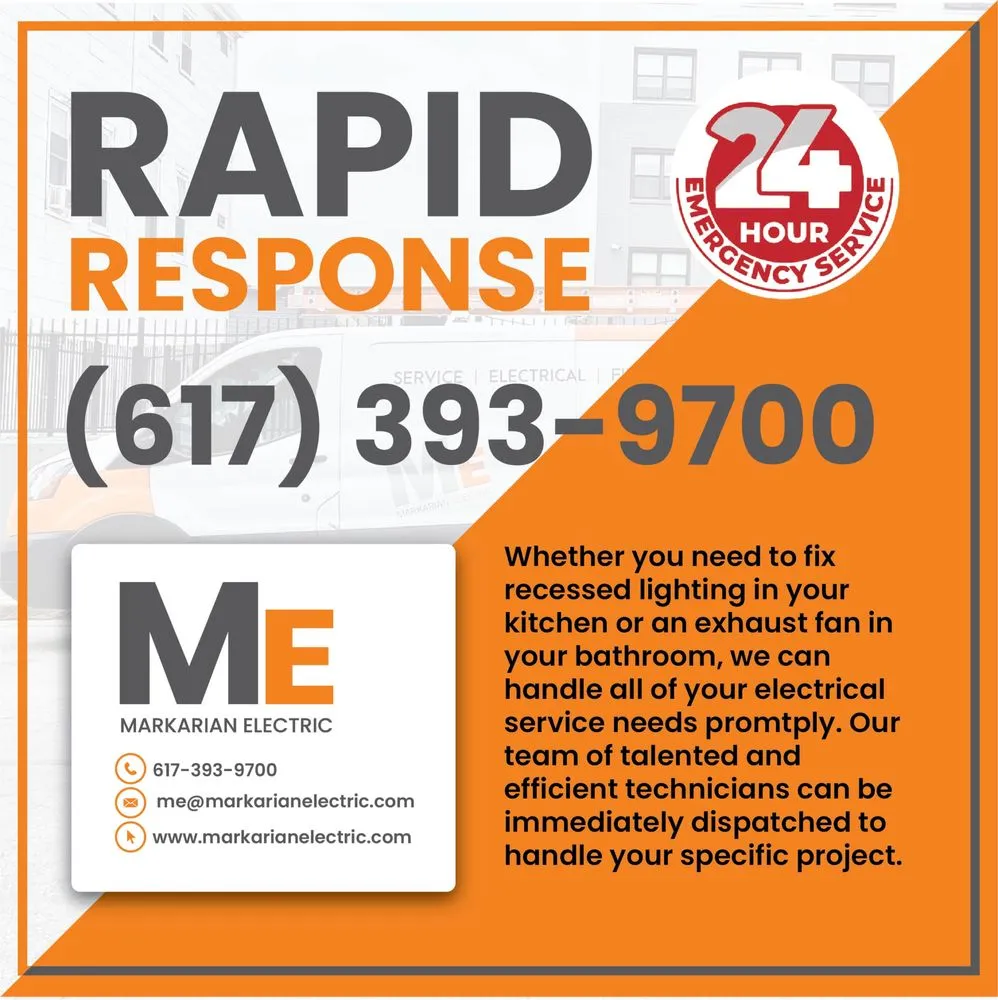 Reliable emergency electrical service in ,  by Markarian Electric