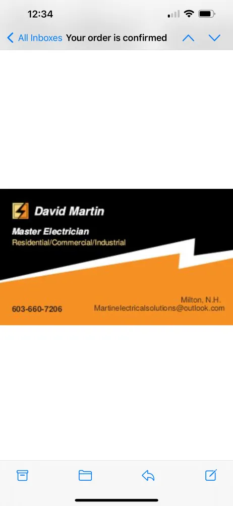 Slide of Martin Electrical Solutions